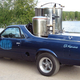 Image for article titled This El Camino runs on burning wood